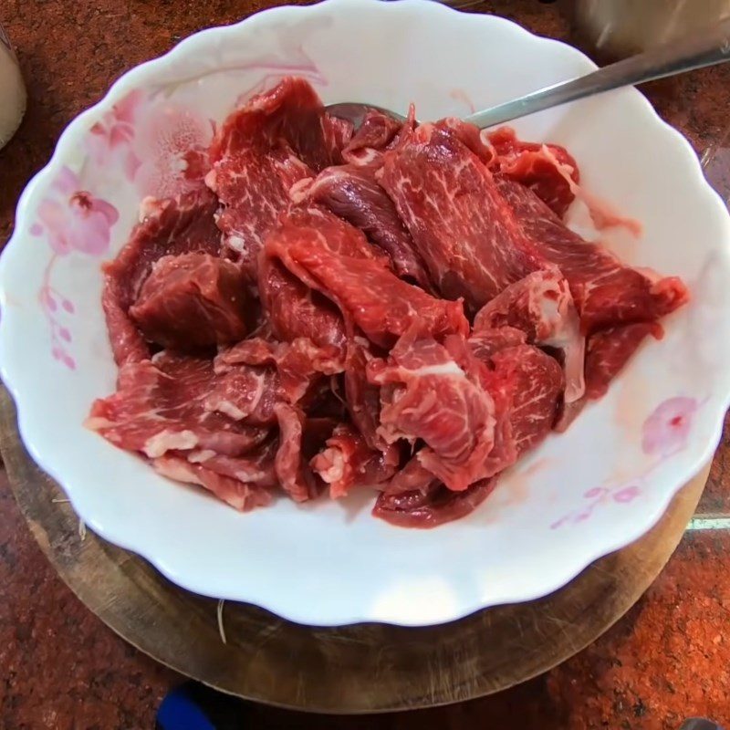 Step 1 Prepare Ingredients for Grilled Beef Roll with Enoki Mushrooms