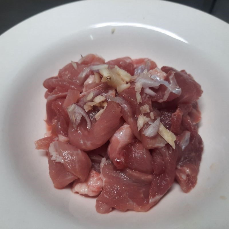 Step 1 Prepare the ingredients for Spicy Korean Stir-fried Pork