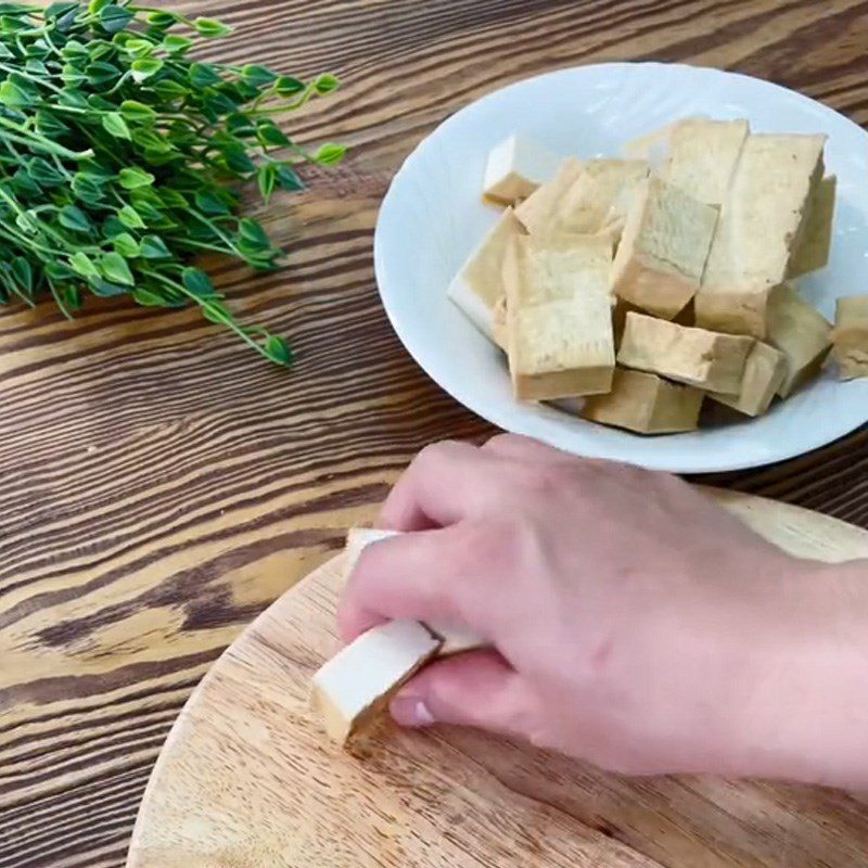 Step 1 Prepare ingredients Salted tofu (Recipe shared from TikTok Cooking with TasteVN)