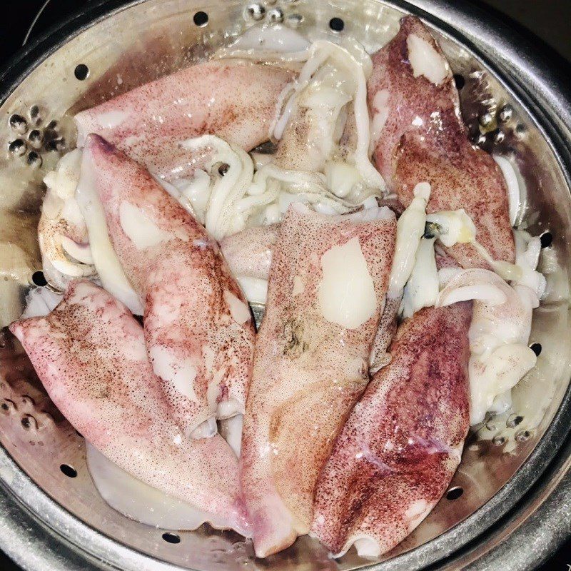 Step 1 Prepare the ingredients for Stuffed Squid Fried