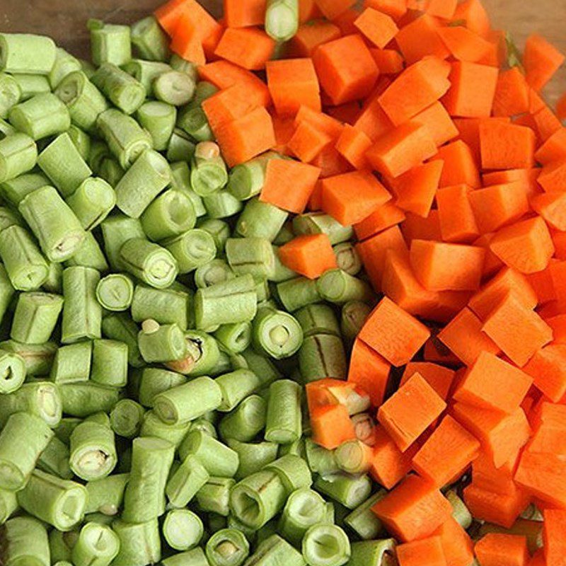 Step 1 Prepare the ingredients for Garlic Butter Fried Rice