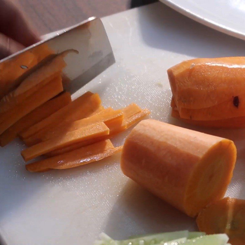 Step 4 Prepare the side ingredients Shrimp wrapped in scallions