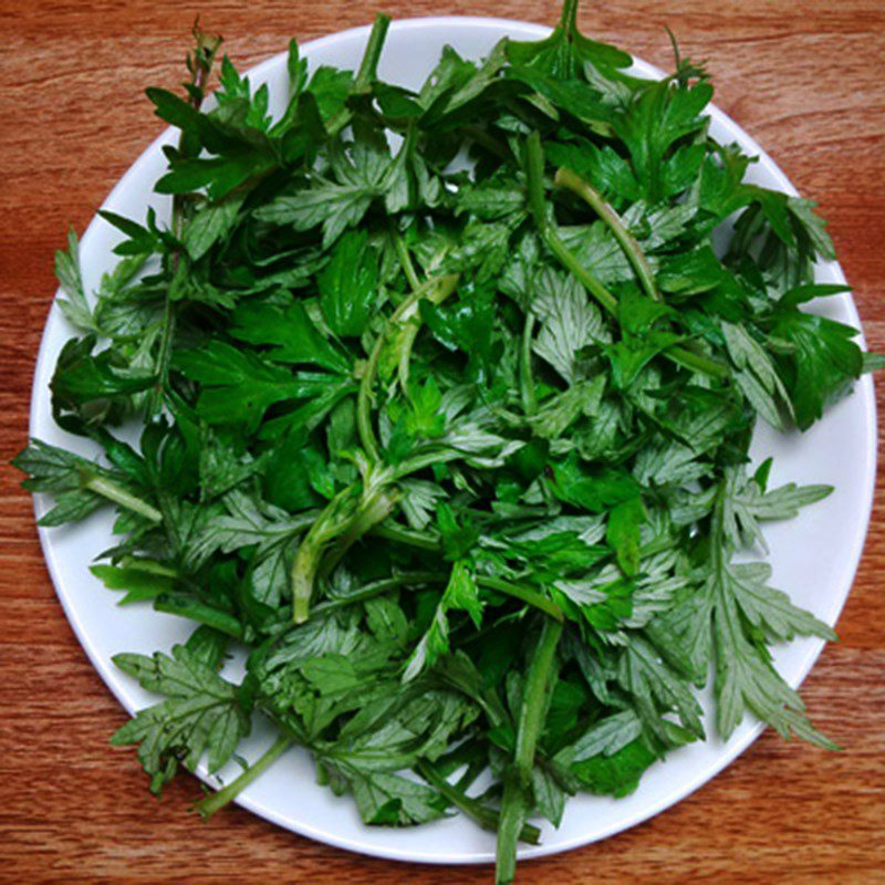 Step 1 Prepare pig brain Steamed pig brain with mugwort