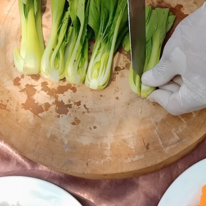 Step 1 Prepare vegetables Beef Tendon Stir-fried with Shiitake Mushrooms