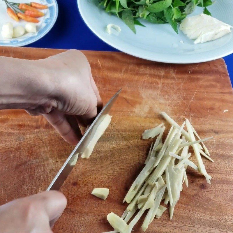 Step 1 Prepare the vegetables for Pickled Cabbage