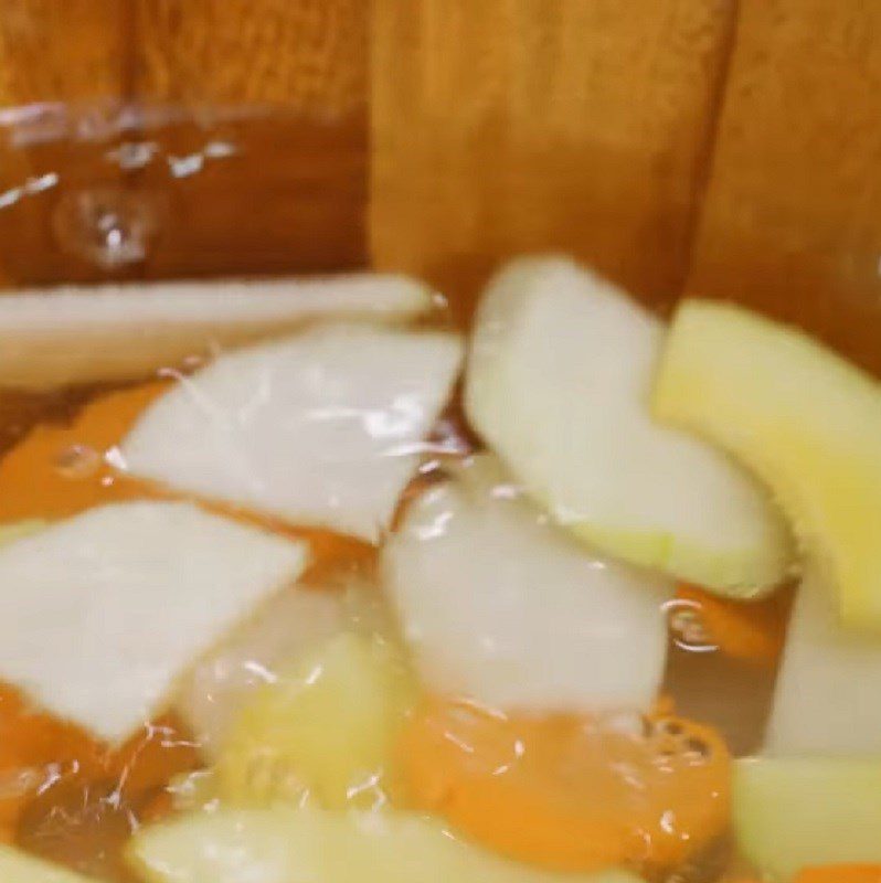 Step 1 Prepare the vegetables for Mixed Pickled Vegetables