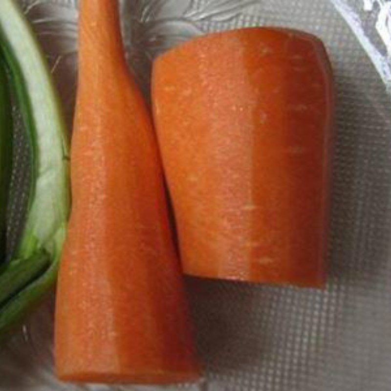 Step 1 Prepare vegetables for the broth Vegetarian Bun Thang