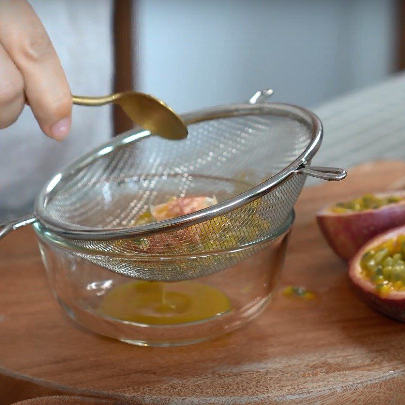 Step 1 Prepare the vegetables for Passion Fruit Mango Salad