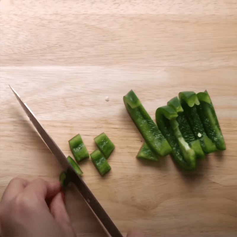 Step 2 Prepare the vegetables Seafood Pizza