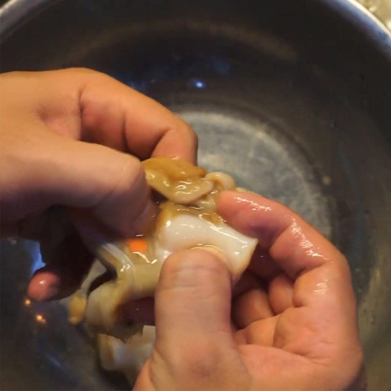 Step 1 Prepare scallops Grilled scallops with cheese