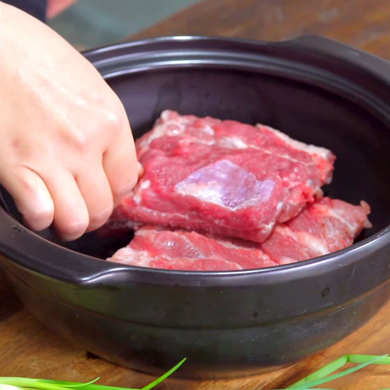 Step 2 Prepare Pork Ribs for Korean Cheese Grilled Ribs