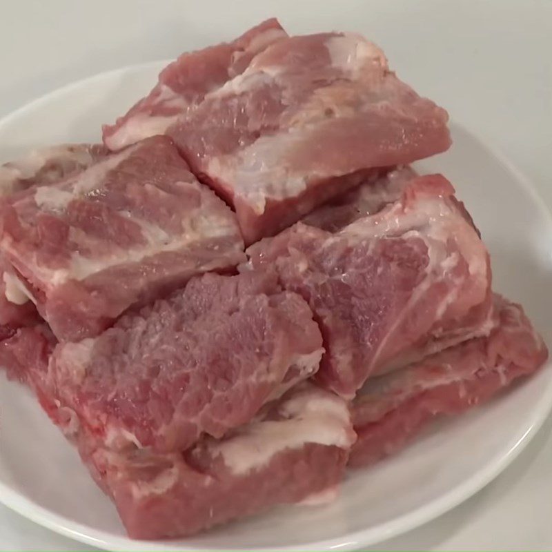 Step 1 Prepare pork ribs Braised Ribs with Tofu