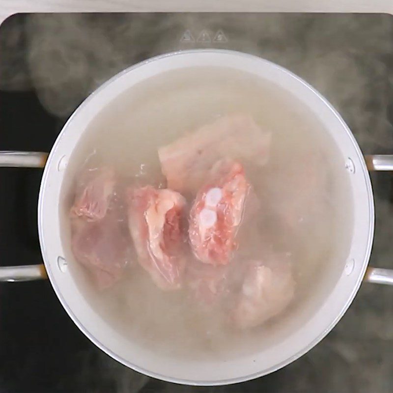 Step 1 Prepare the ribs and beef brisket Sour Mustard Green Noodle Soup with Beef Brisket