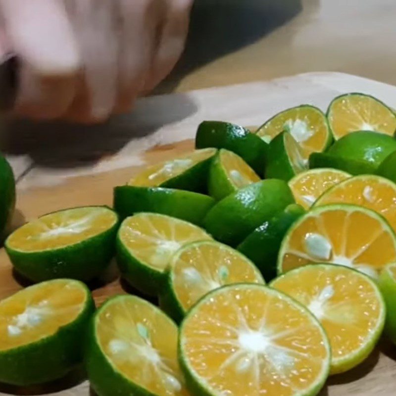 Step 1 Prepare the kumquat for Preserved Kumquat in Honey and Rock Sugar