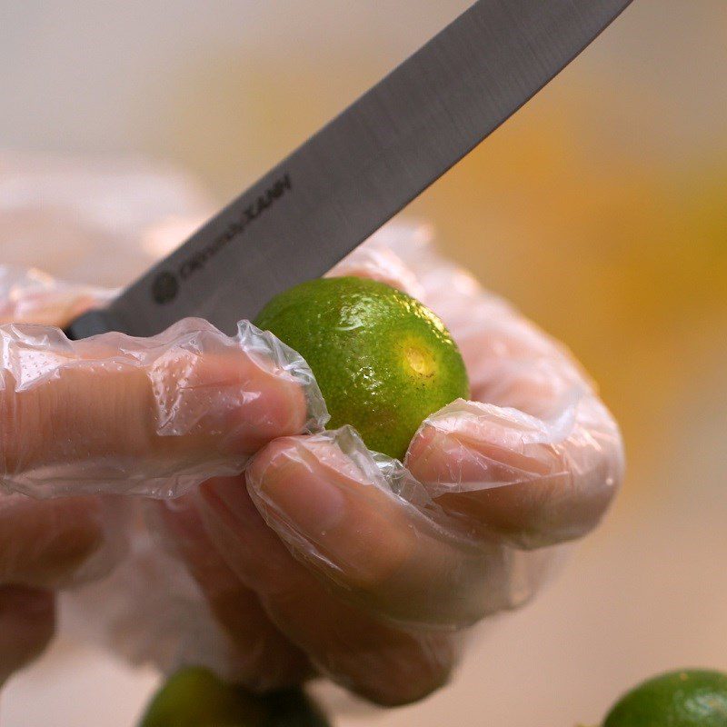 Step 1 Prepare kumquats for kumquat jam