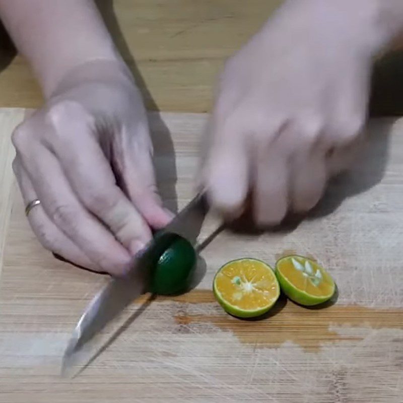 Step 1 Prepare the kumquat for Preserved Kumquat in Honey and Rock Sugar