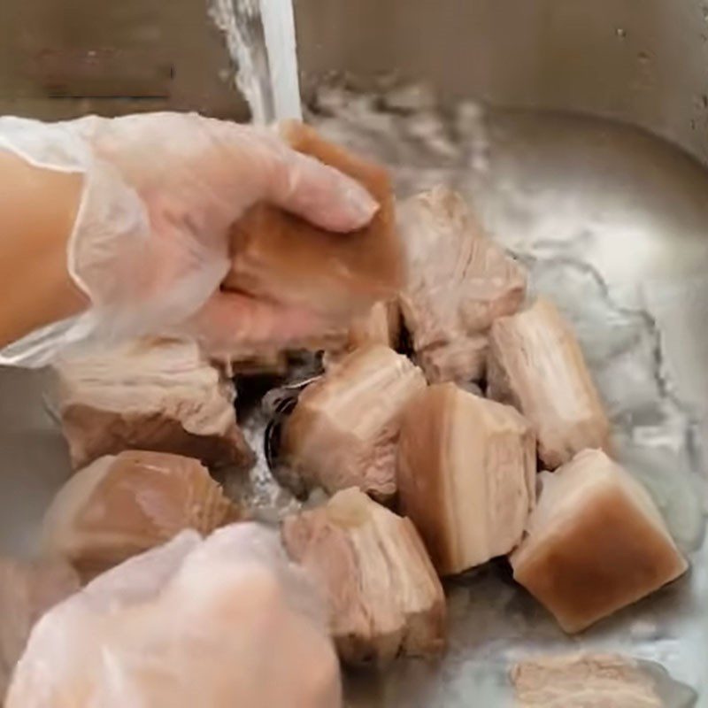 Step 1 Prepare the pork belly Braised pork