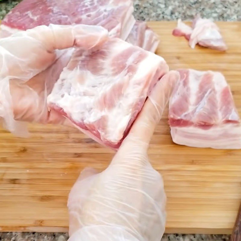 Step 1 Prepare the pork belly Braised pork