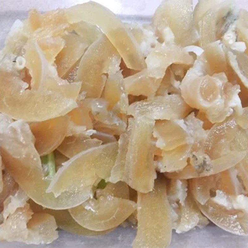 Step 1 Prepare beef Young rambutan salad