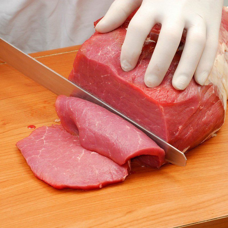 Step 1 Prepare the beef for Grilled beef with 4 types of sauce