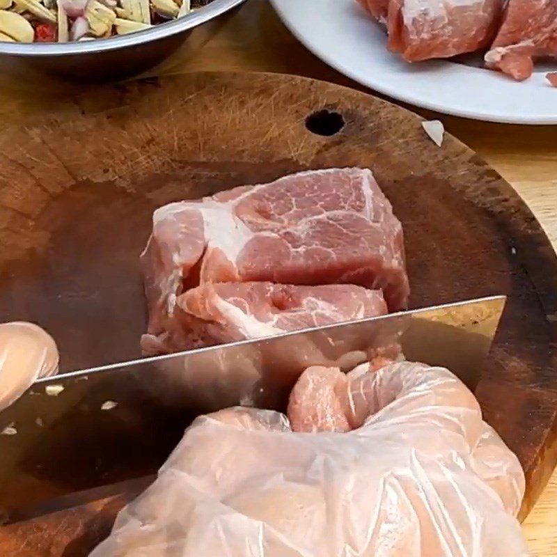 Step 1 Prepare the pork Ginger Braised Pork