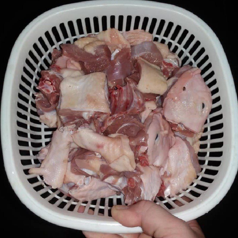 Step 1 Prepare duck meat for Duck Bamboo Noodle