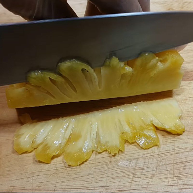 Step 1 Prepare the pineapple Chewy Pineapple Jam