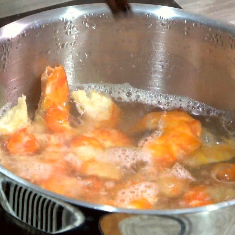 Step 1 Prepare dried shrimp Dried shrimp stir-fried with fish sauce