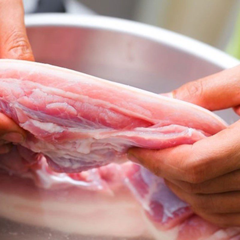 Step 1 Prepare shrimp and pork for Carrot and Cabbage Salad with Shrimp and Pork