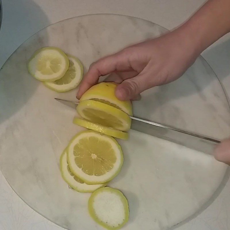 Step 1 Prepare the fruits for Taro Jelly