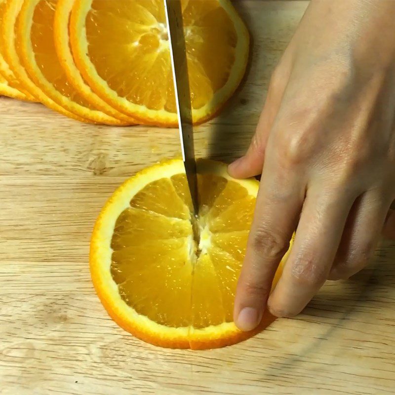 Step 7 Prepare the fruits Mixed fruit tart in a cup shape