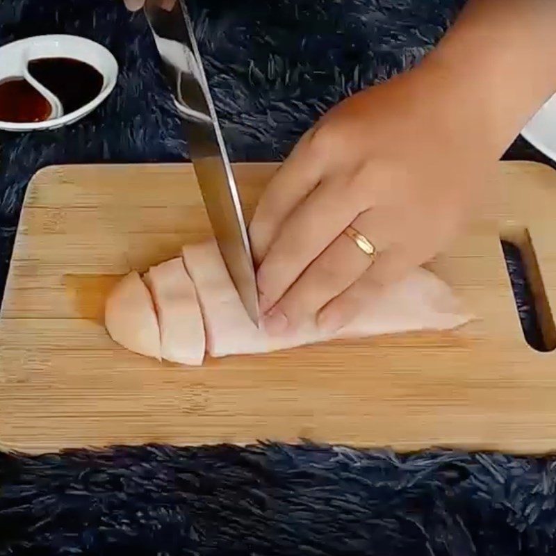 Step 1 Prepare the chicken breast Steamed Chicken Breast with Soy Sauce