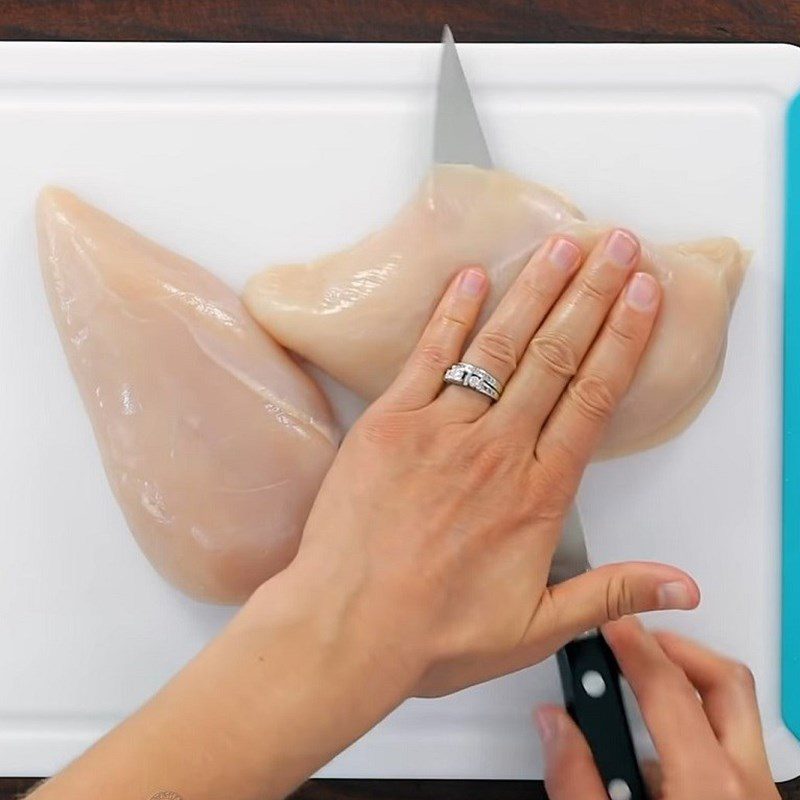 Step 1 Prepare and grill the chicken breast Grilled Chicken Salad with Mango