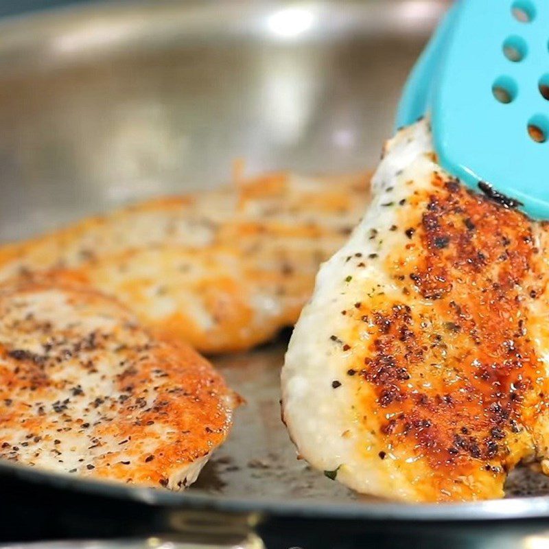 Step 1 Prepare and grill the chicken breast Grilled Chicken Salad with Mango