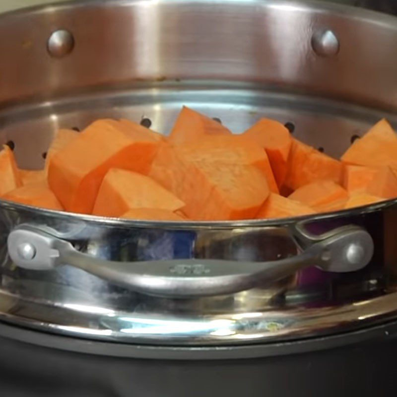 Step 1 Prepare and steam sweet potatoes Sweet Potato with Yogurt Mash