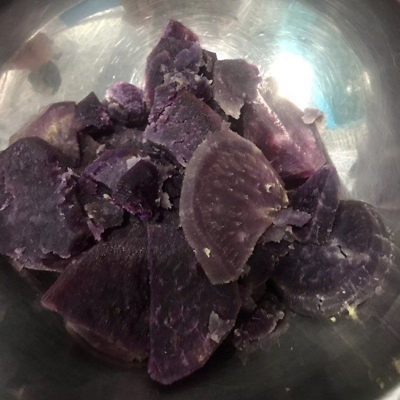 Step 1 Prepare and Steam the Sweet Potatoes Sweet Potato Balls from Purple Sweet Potatoes