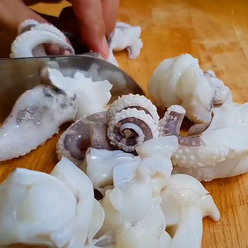 Step 1 Prepare and Boil the Octopus Thai Style Octopus Salad with Thai Sauce