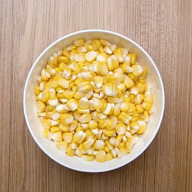 Step 1 Prepare and boil the corn Salted Egg Corn Stir-fry