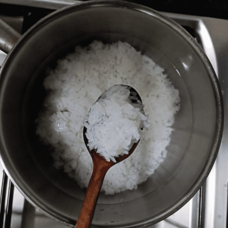 Step 1 Cook the porridge Pork Heart Porridge with Potatoes