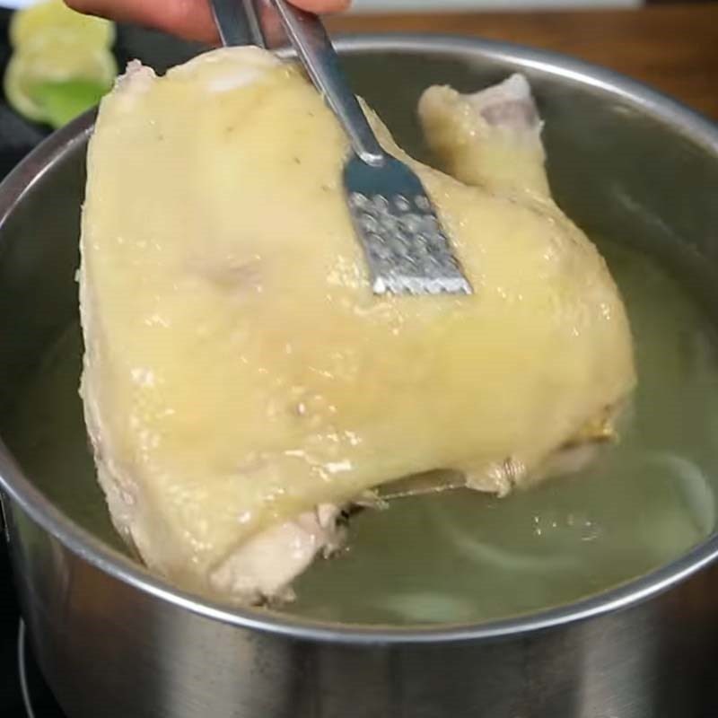 Step 1 Prepare and boil chicken for Chicken noodle