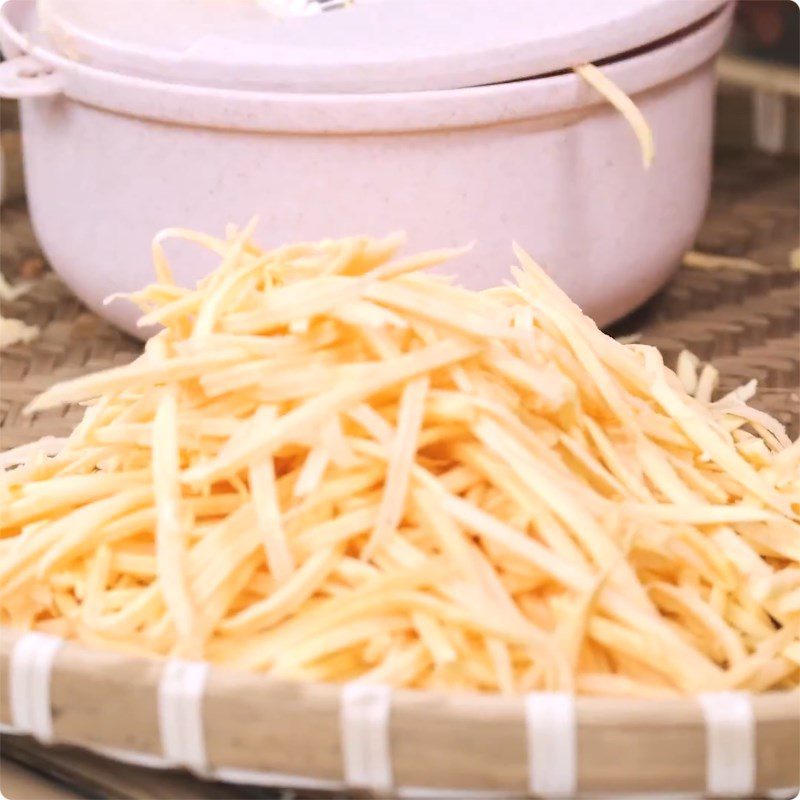 Step 1 Prepare and Dry the Sweet Potatoes Sweet Potato Spring Rolls