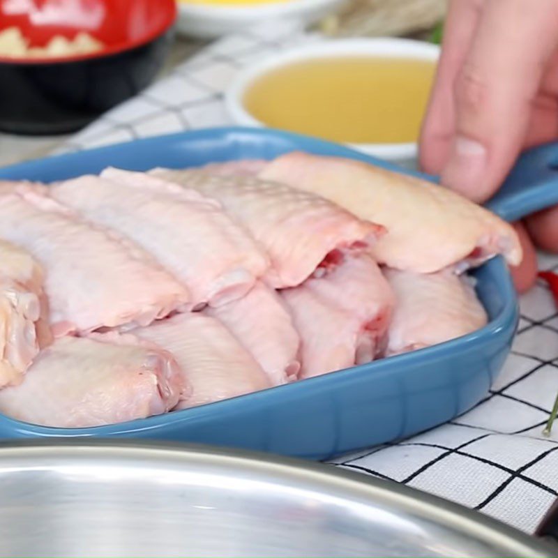 Step 1 Prepare and Marinate the Chicken Wings Honey Fried Chicken Wings