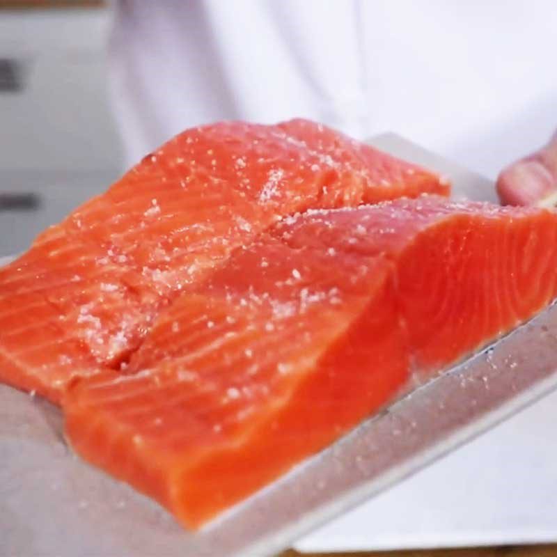 Step 1 Prepare and marinate the salmon Grilled Salmon with Tamarind Sauce