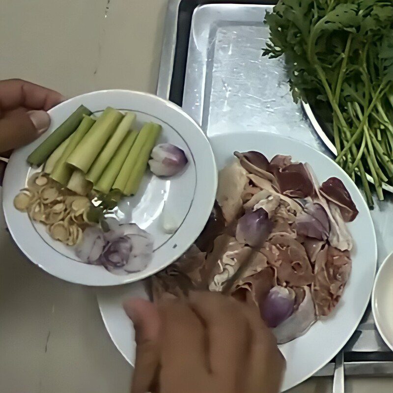 Step 2 Prepare and marinate chicken Coconut chicken hotpot