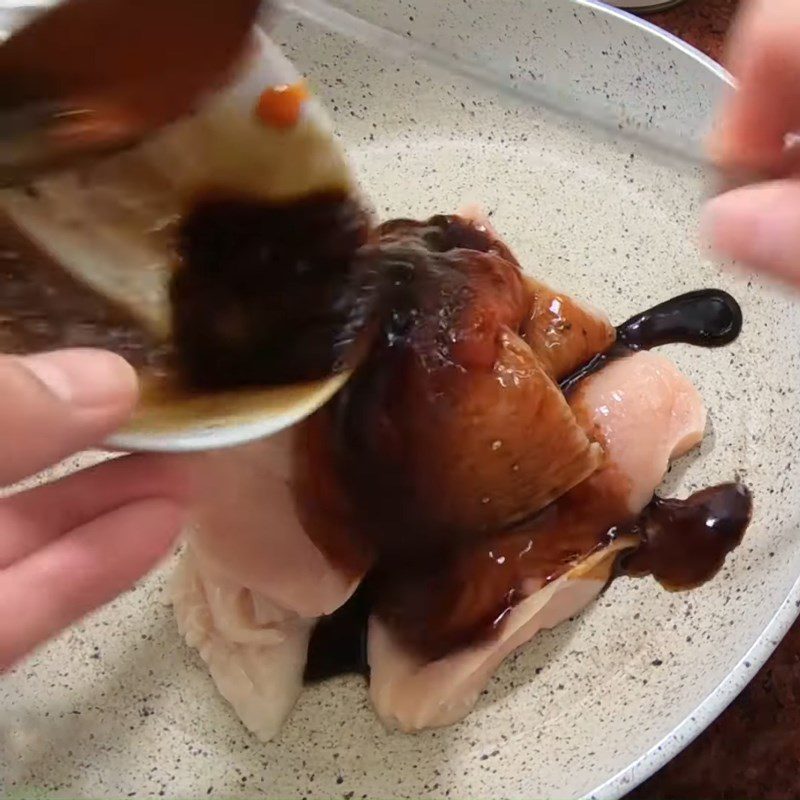 Step 2 Prepare and marinate the chicken for Chicken Sticky Rice with Coconut Milk