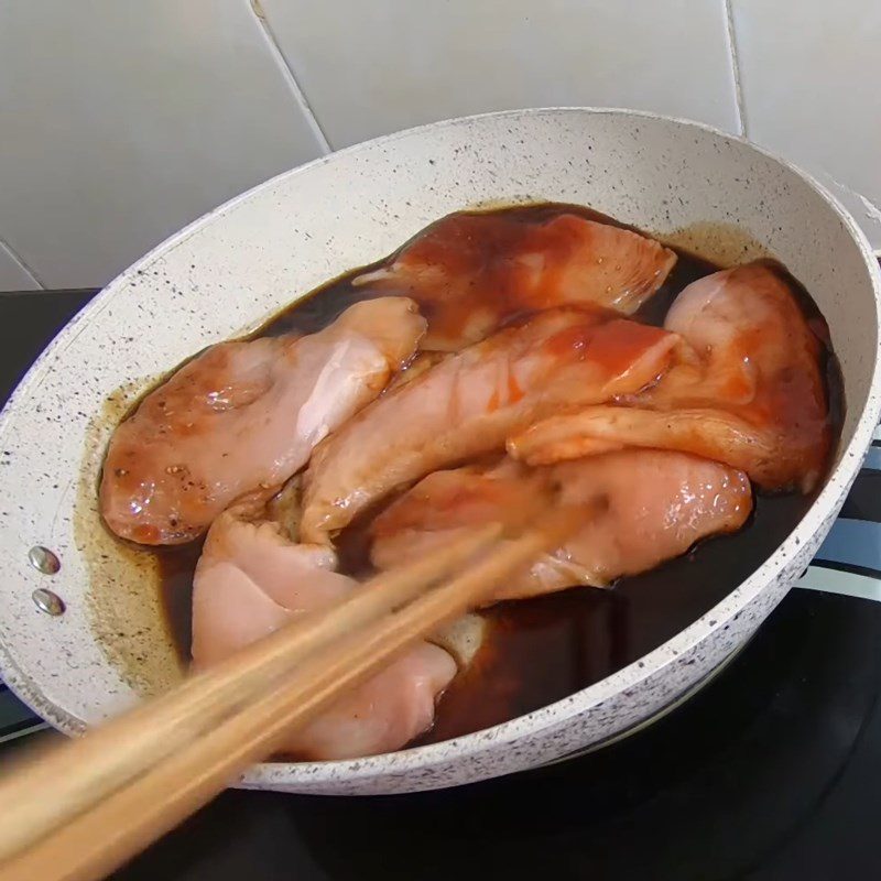 Step 2 Prepare and marinate chicken Sticky chicken with coconut milk