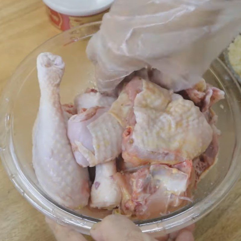 Step 1 Prepare and Marinate Chicken Chicken with Peas