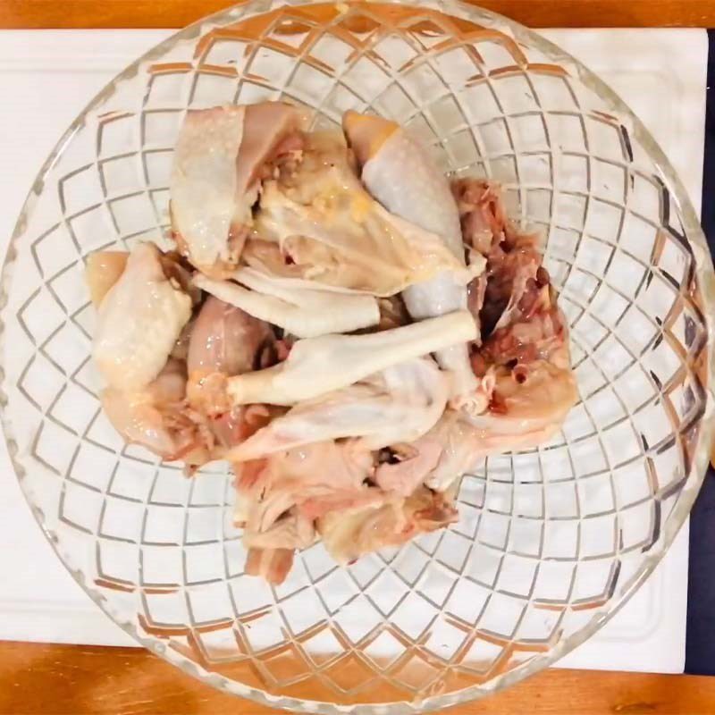 Step 2 Prepare and marinate chicken Chicken curry with coconut milk sweet potatoes