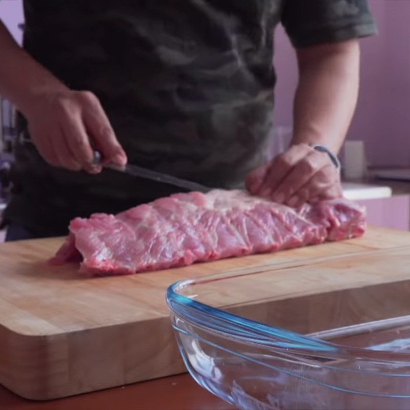 Step 2 Prepare and marinate the pork ribs Grilled ribs with beer sauce