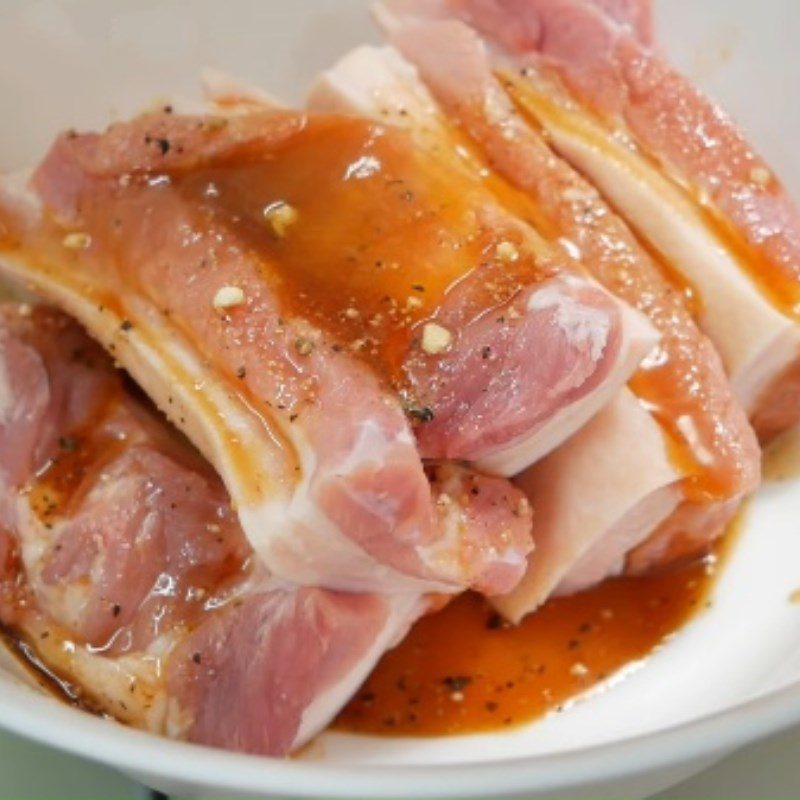Step 2 Prepare and Marinate the Meat Pork braised in coconut water